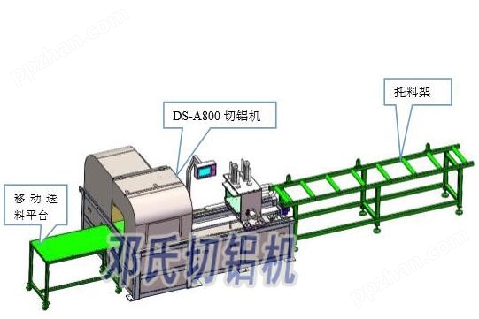 大型铝型材切割机DS2-A800设计图