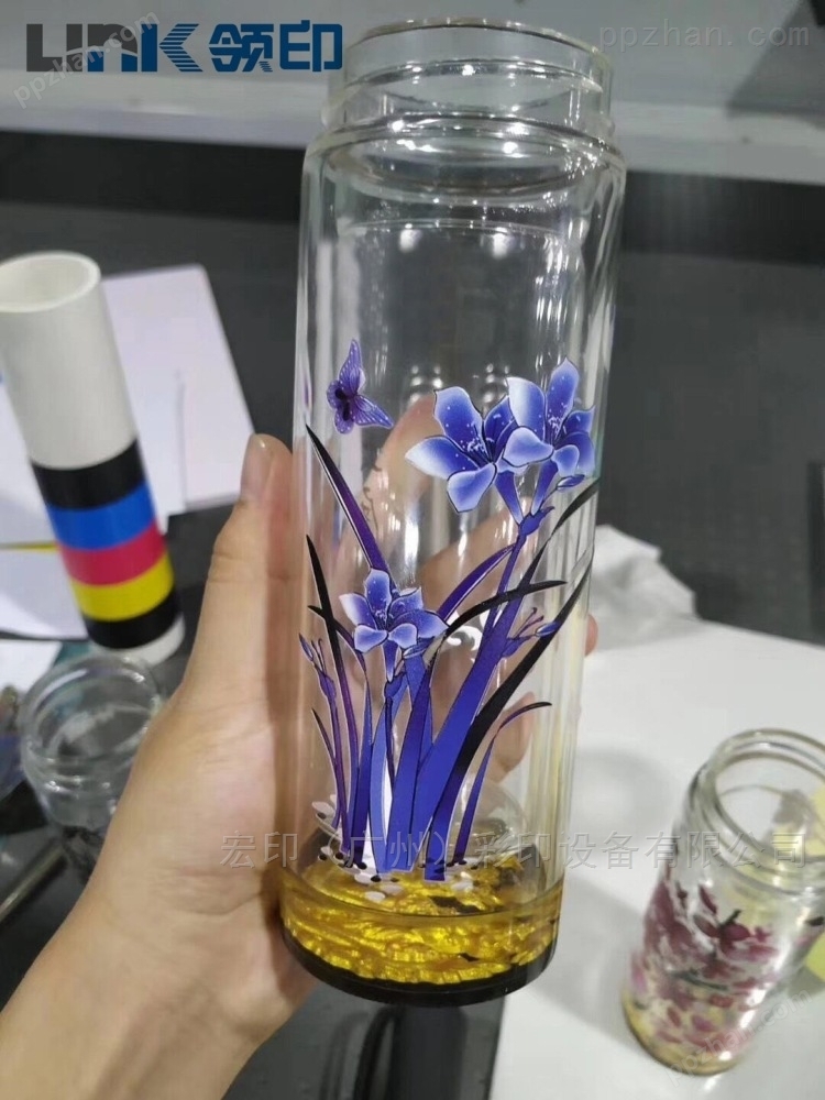 广州领印UV保温杯酒瓶3D彩雕机，*领印